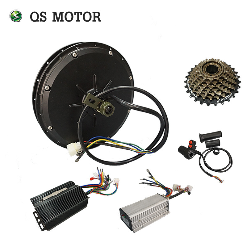 New Arrival QS 1000W 135mm 205 35H V1 Electric Spoke Hub Motorbike spoke wheels with Conversion Kits