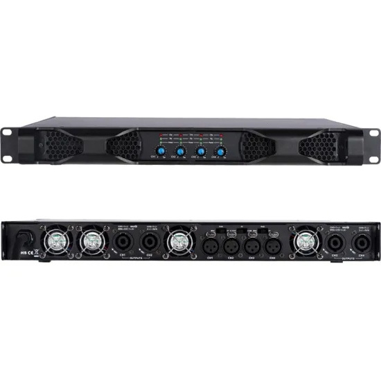 4*1800W Professional 1u Digital Power Amplifier D4180