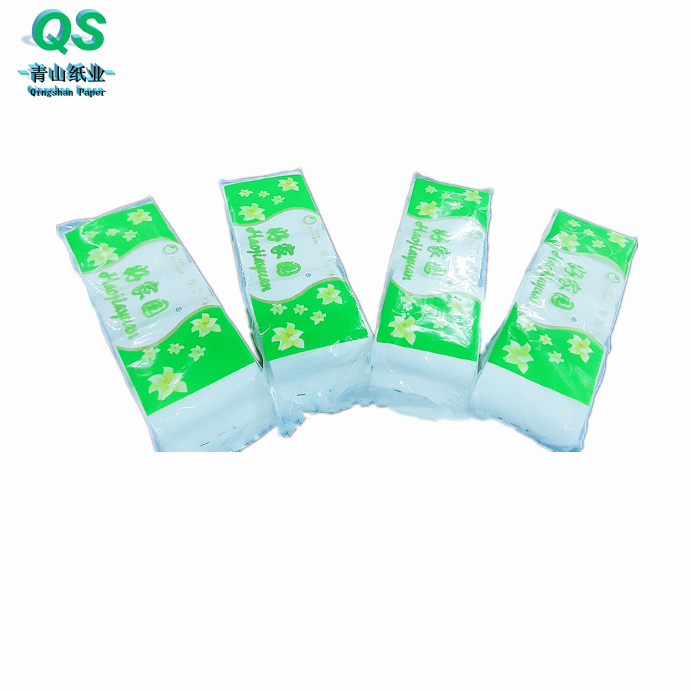 Qingshan Factory Wholesale printed toilet paper colourful  5 ply toilet paper