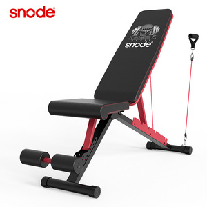 snode foldable weight lifting adjustable keyboard dumbbell bench