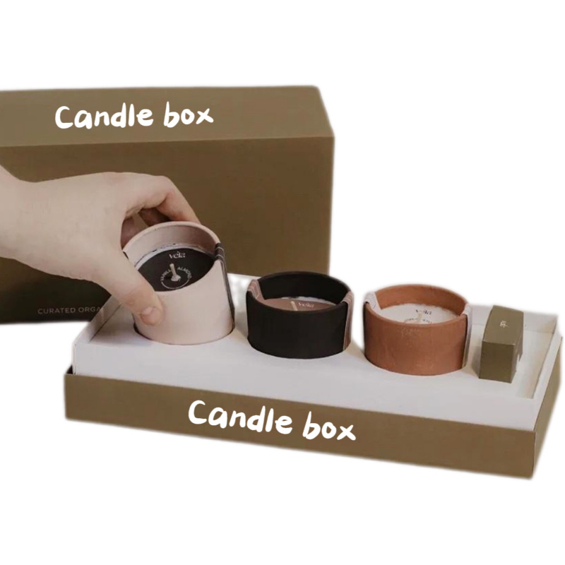 Wholesale Biodegradable Luxury Black Metal Canister Boxes Cardboard Boxes for Scented Candles Gift Box with Logo