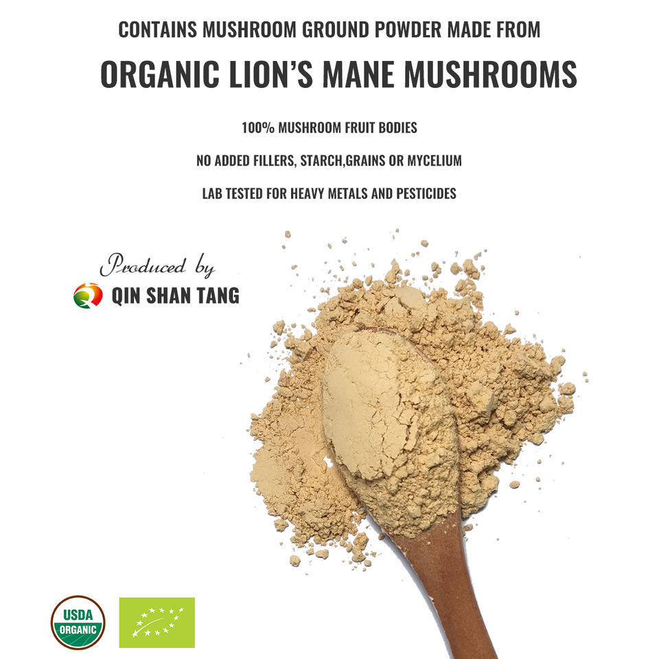 High Quality 10:1 Lions Mane Mushroom Extract Powder 30% Beta D Glucan for Brain benefit