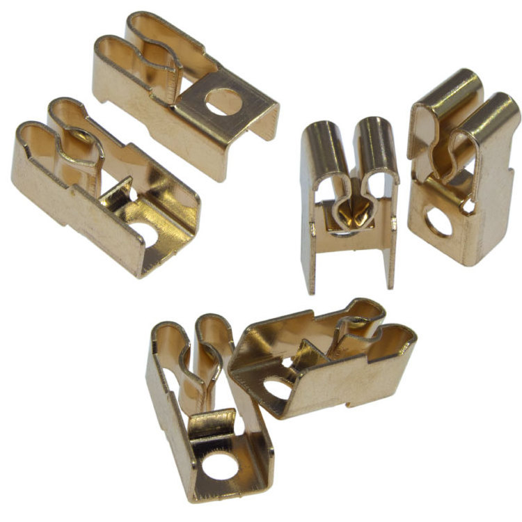 custom european plug pin busbar jack,stamping electrical contacts