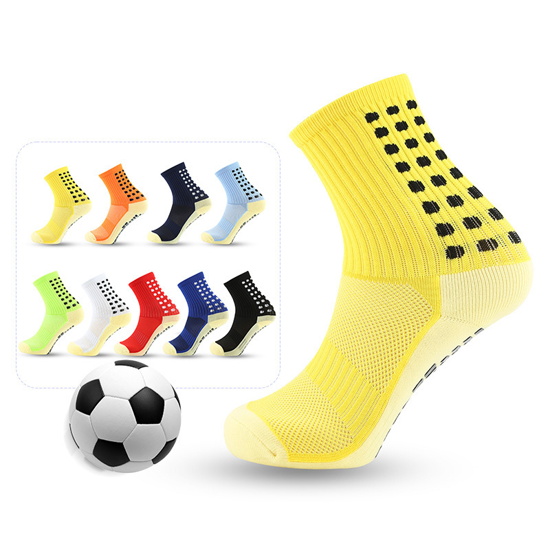 wholesale professional custom sports soccer socks anti slip youth football grip socks for men