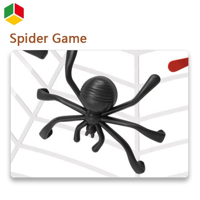 QS Hot Sale Toy Insect Spider Bouncing Halloween Decorations Interactive Children Novelty Puzzle Board Game Jumping Toy Spider