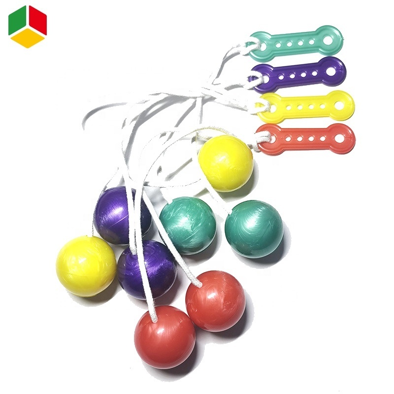 QS Philippines Indonesia Hot Sale Toy Plastic Sound Noise Maker Lato-Lato Fidget Clackers Collision Ball Toys For Adults Kids