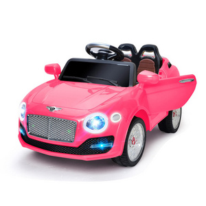 QS Newest Design Baby Electric Battery Remote Control 4 Wheel MP3 6V Kids Toys Driven Ride On R/C Cars For Child Good Quality