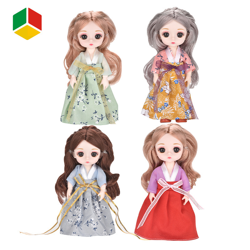 QS Toys Lifereborn Moveable Joint Vinyl Ancient Time Doll Toys Lovely Princess Doll Fashion Gift Decor Porcelain Doll