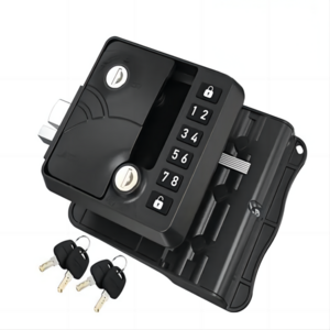 Black Unique Key Code Keypad Deadbolt Door Locks RV Keyless Entry Door Lock For RVs