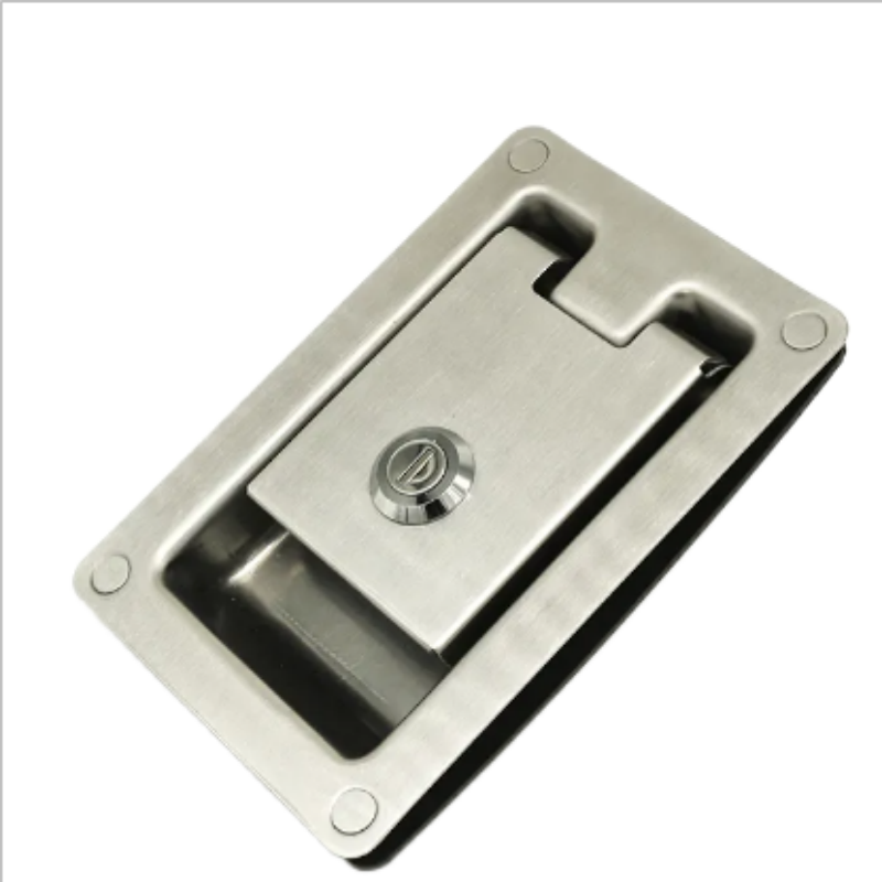 Stainless Steel Panel Paddle Latch Recessed Plane Lock for Truck Trailer