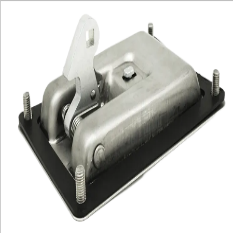 Stainless Steel Panel Paddle Latch Recessed Plane Lock for Truck Trailer