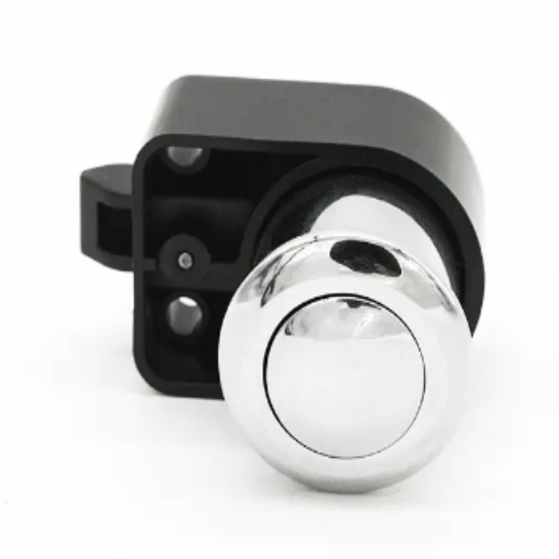 Hot-selling Black Sliver Plastic Push Button Cam Slam Lock for RVs