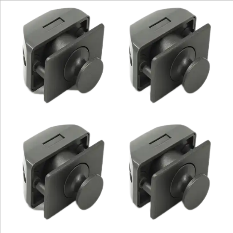 High Quality Zinc Alloy Black Push Button Lock for Truck Trailer RV Lock