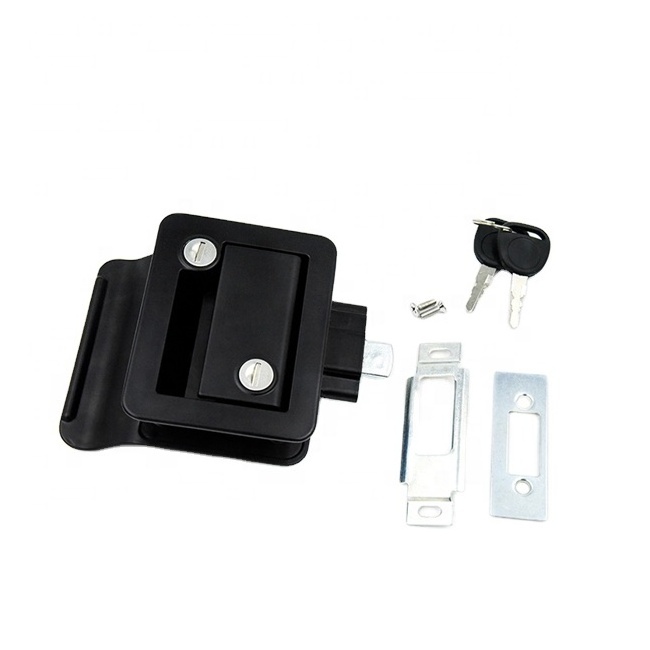 Mechanical RV ENTRY Door Lock  Aluminium Alloy for Camper Trailer Cargo Hauler Door Latch Handle Replacement