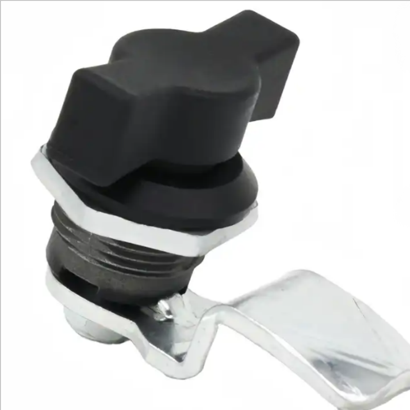 Waterproof Zinc Alloy Black T Handle Thumb Turn Cam Lock for RVs