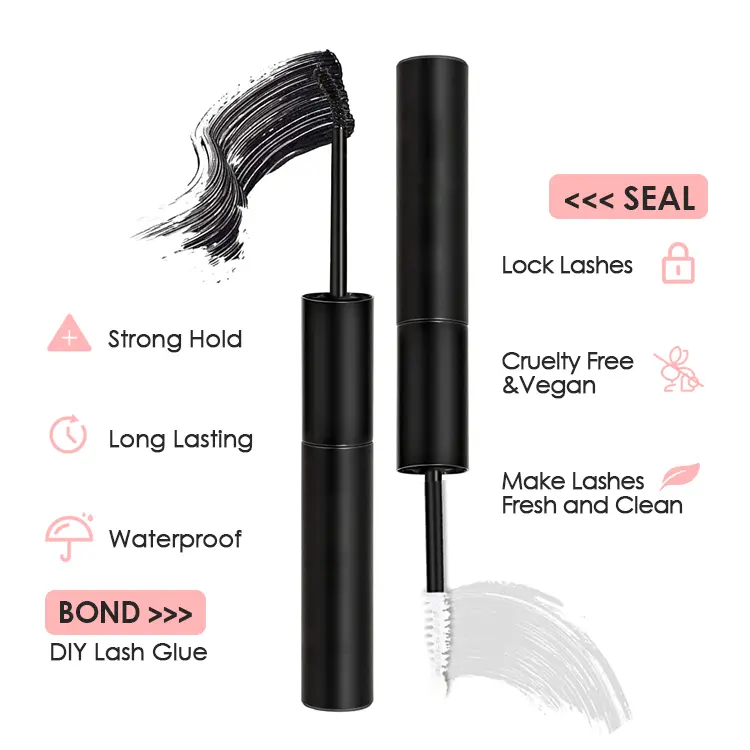 DIY Lash Glue Bond and Seal Cluster Lash Glue for Segmented Lash Super Long-lasting Strong Hold DIY Eyelash Glue