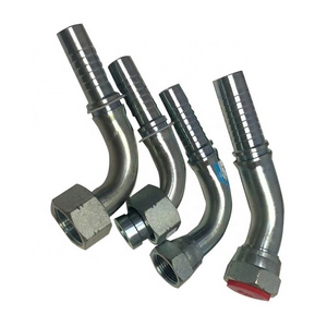 Wholesale Carbon Steel JIC ELBOW Hydraulic Hose Connectors Fitting End