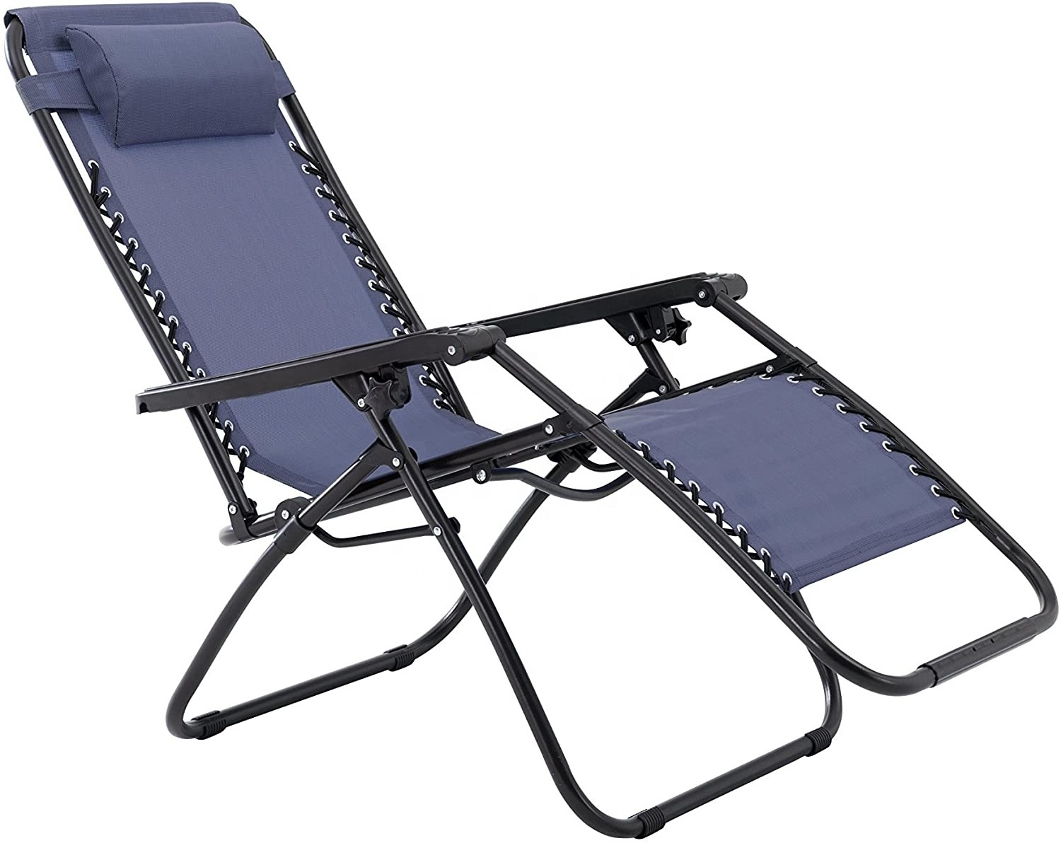 popular metal tube outdoor home garden furniture foldable beach chair/beach lounge chair