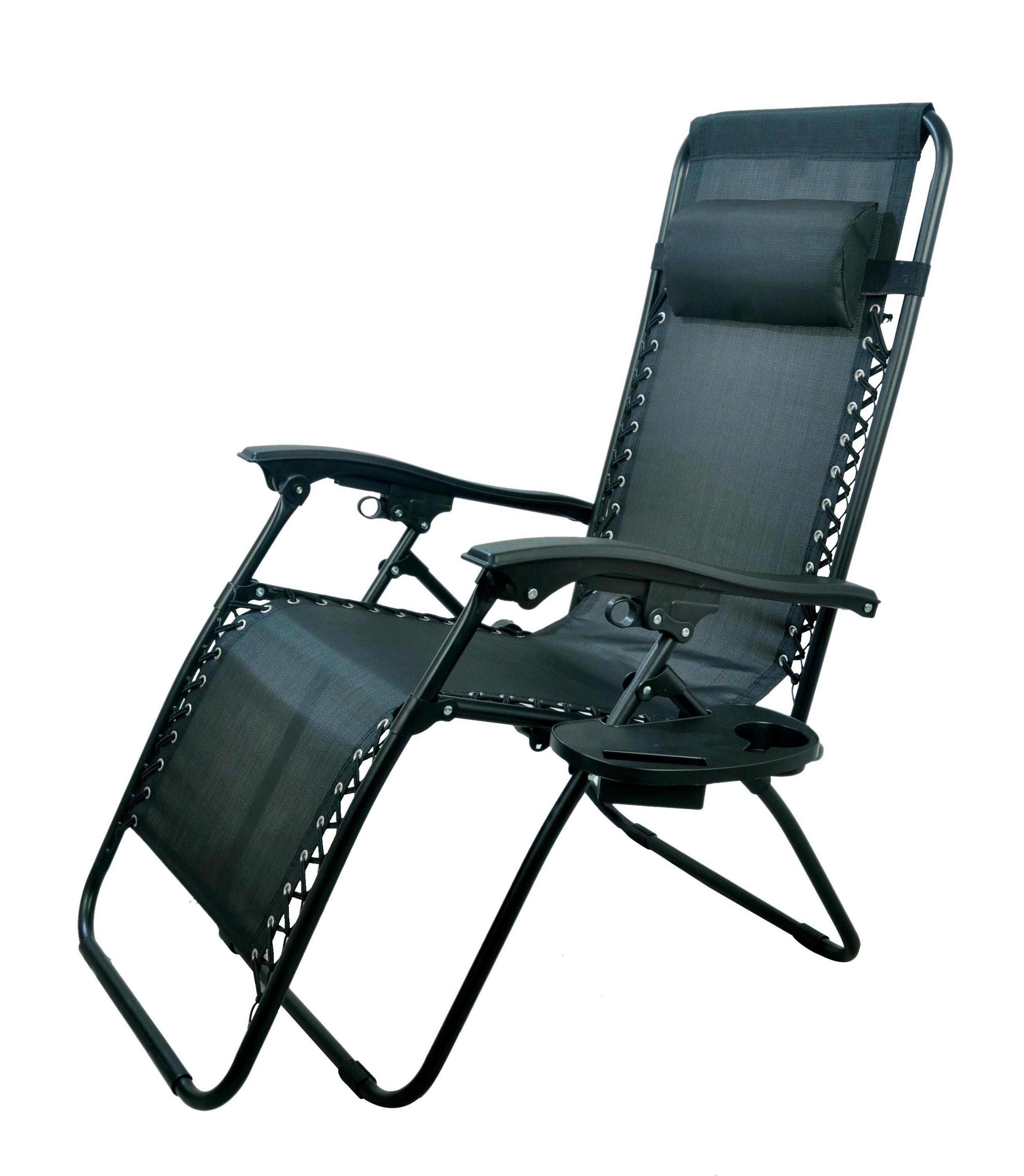 Outdoor folding chaise lounge chair/folding deck chair/reclining chair