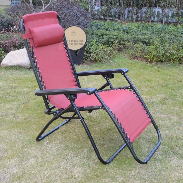 Outdoor furniture folding zero gravity lounge chairs with armrest, Zero gravity folding sleeping beach chair