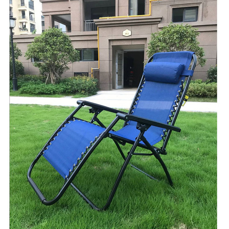 Outdoor furniture folding zero gravity lounge chairs with armrest, Zero gravity folding sleeping beach chair