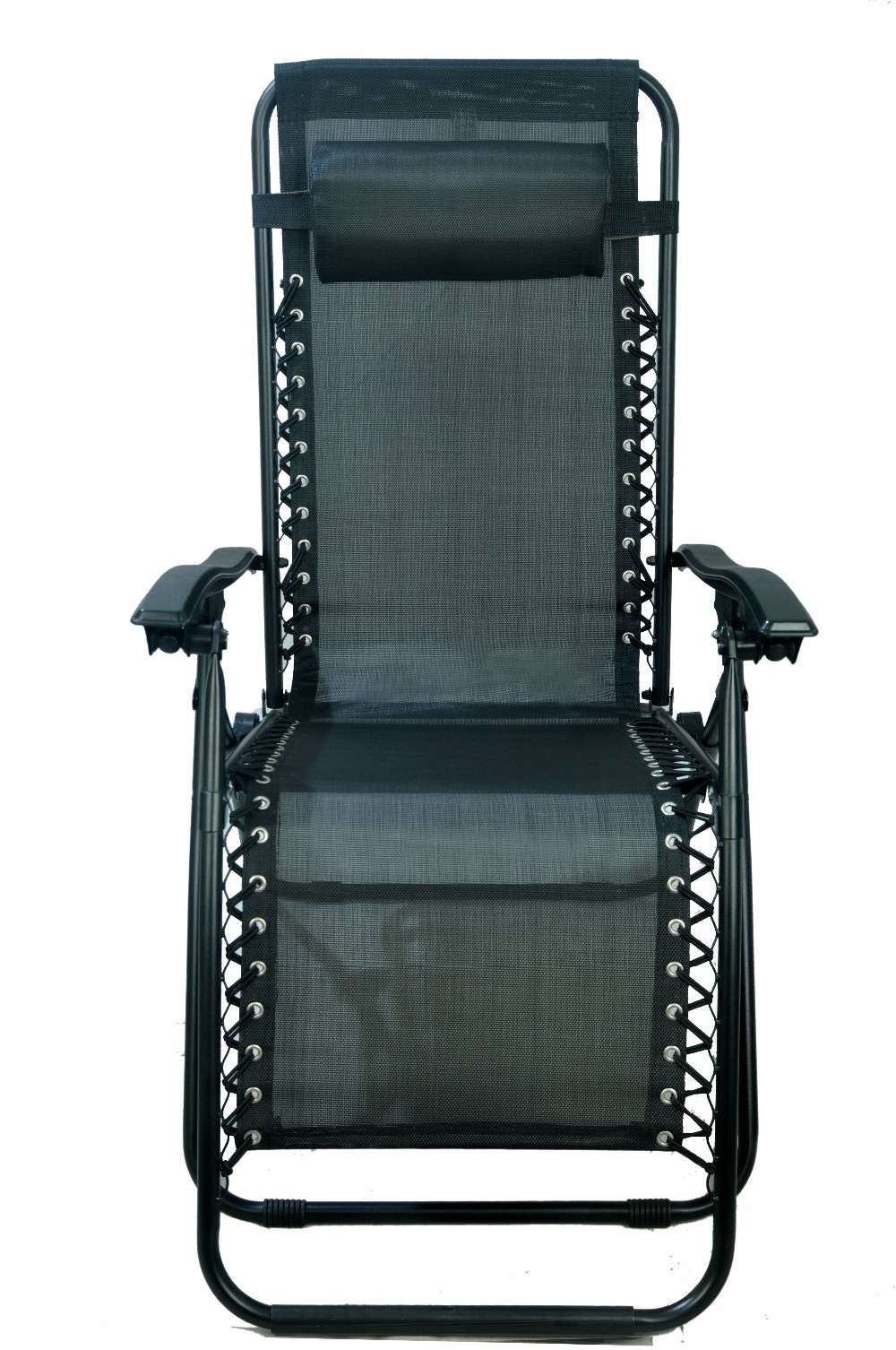 Outdoor zero gravity recliner chair, lounge chair camping chair zero gravity