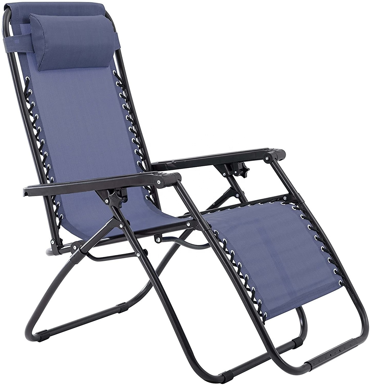 popular metal tube outdoor home garden furniture foldable beach chair/beach lounge chair