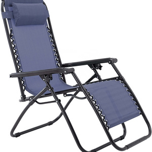 popular metal tube outdoor home garden furniture foldable beach chair/beach lounge chair