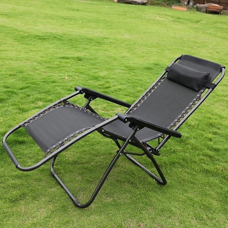 Leisure holiday folding reclining beach chair portable zero gravity camping chair