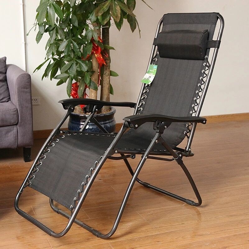 Outdoor zero gravity recliner chair, lounge chair camping chair zero gravity