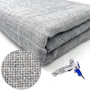 Factory Sale Durable High Quality Cost Price Monk Cloth Gray Polyester Primary Tufting Cloth Gray  For Embroidery Machine Cloth