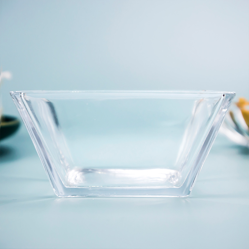 High Quality New Style Wholesale Customization Clear Crystal Serving Glass Dessert Dish