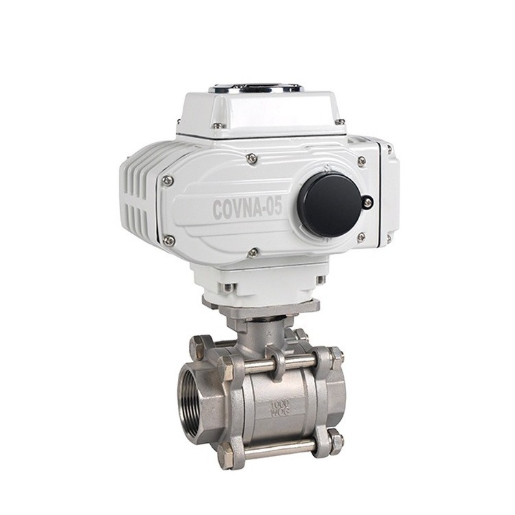 2 Way 2Pc Ball Valve Wcb Motor Upvc Electric Actuator  Explosion Proof For 1/2 Brass Ball Valve Actuator For Butterfly Valve