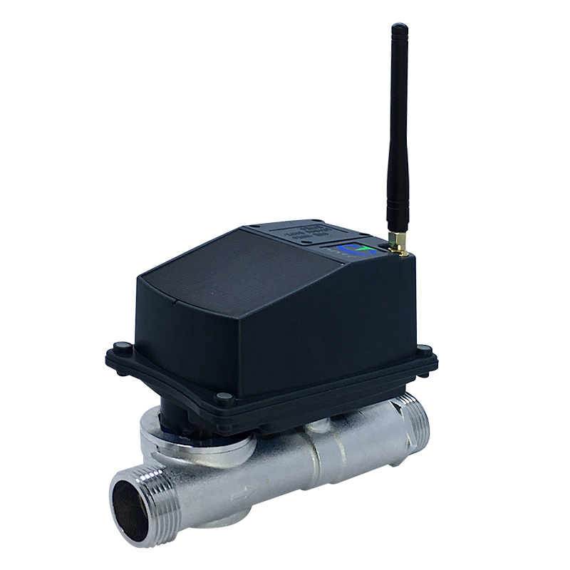 GSM/LoRa Connected 1 Inch Solar Powered Motor Operated Ball Valve Actuator Control Valve For Irrigation System