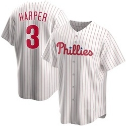 Wholesale Philadelphia City Stitched American Baseball Jersey Men's Red Team Baseball Uniform 3 Harper 17 Hoskins