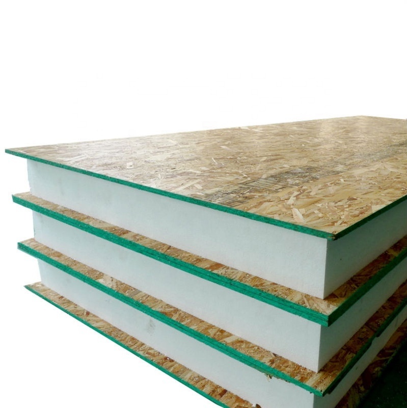 sip panel Structural Insulated Sandwich Panels Lightweight for External Internal Wall Heat Insulation Fiber Cement