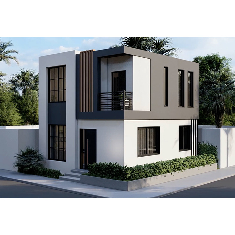 90Sqm 2 Storey Flexible Modular Home House Cottage 3 Bed 3 Bath Prefabricated Modern Residence Duplex Ready Made Luxury Villa