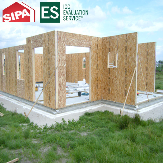 Exported to Over 50 Countries Structural Insulated Panel Home Kit EPS OSB Paneles De Board Wall SIP House Kit Prefab House