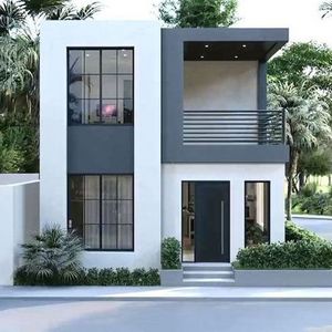 90Sqm 2 Storey Flexible Modular Home House Cottage 3 Bed 3 Bath Prefabricated Modern Residence Duplex Ready Made Luxury Villa