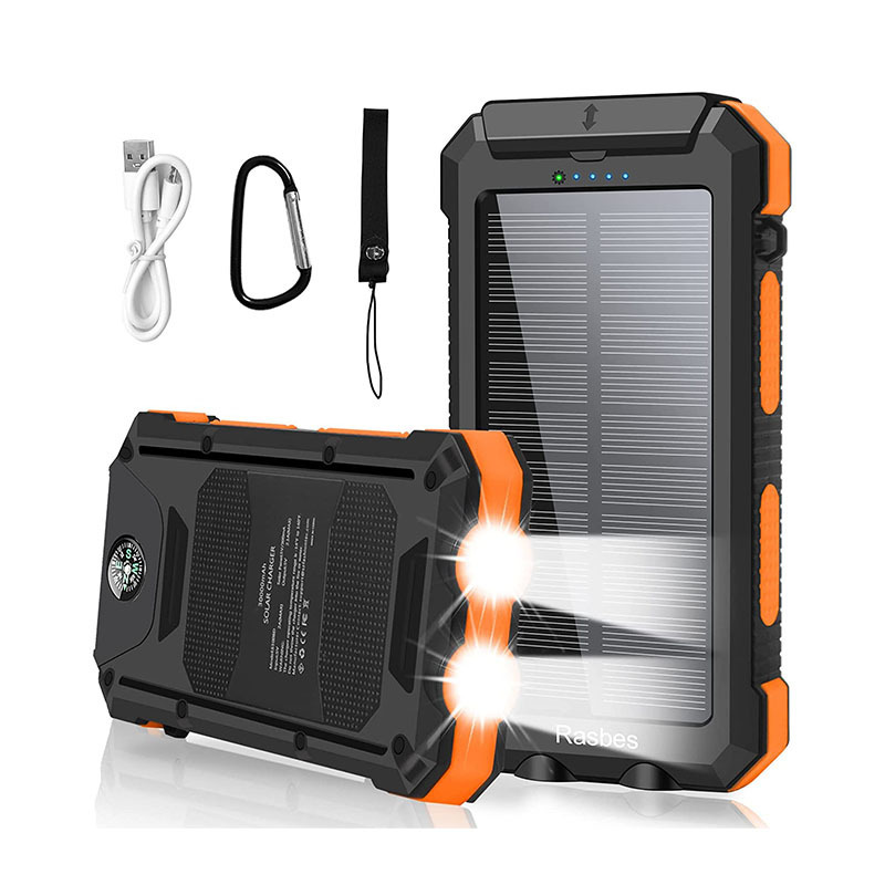 High Capacity 30000 Mah Waterproof Solar Power Bank Solar Mobile Phone Charger Solar Powerbank Solar Cell Phone Charger