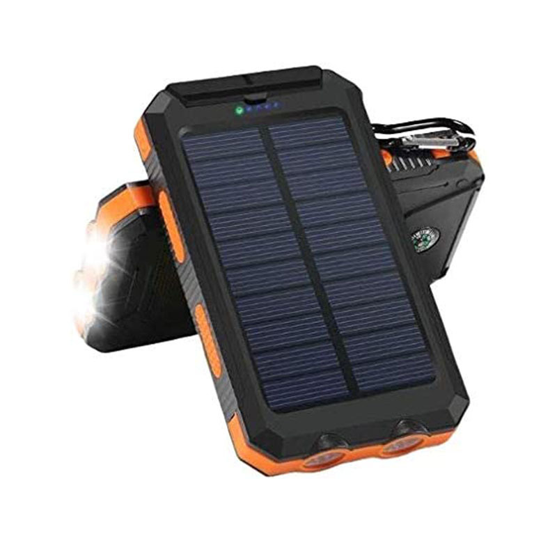 New Products Outdoor Solar Mobile Batteries Charger Power Bank Solar Phone Charger Travel Solar Power Supply 5v Solar Powerbank