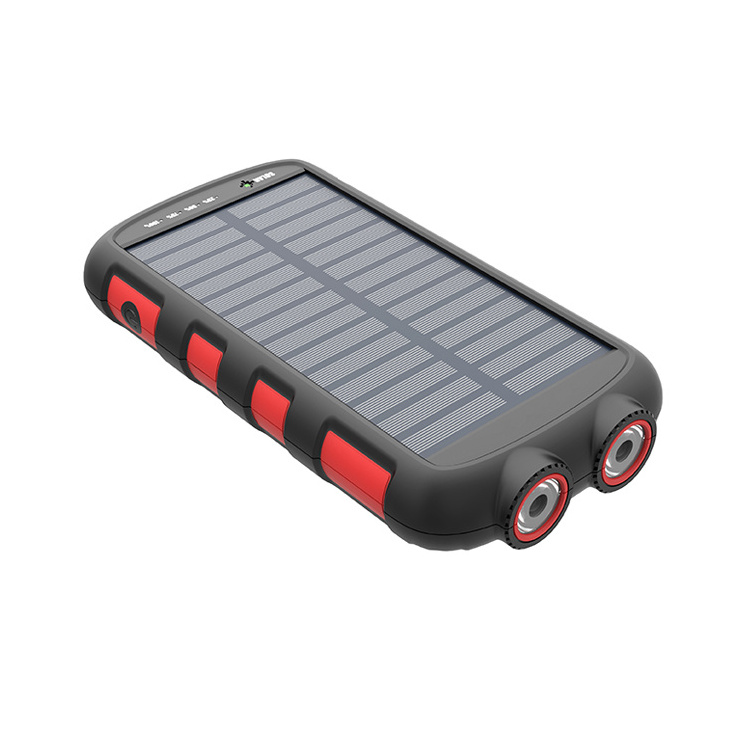 Emergency Mobile Phone Charger Hand Crank Solar Power Bank Portable Universal Multi-Function Electricity Generation