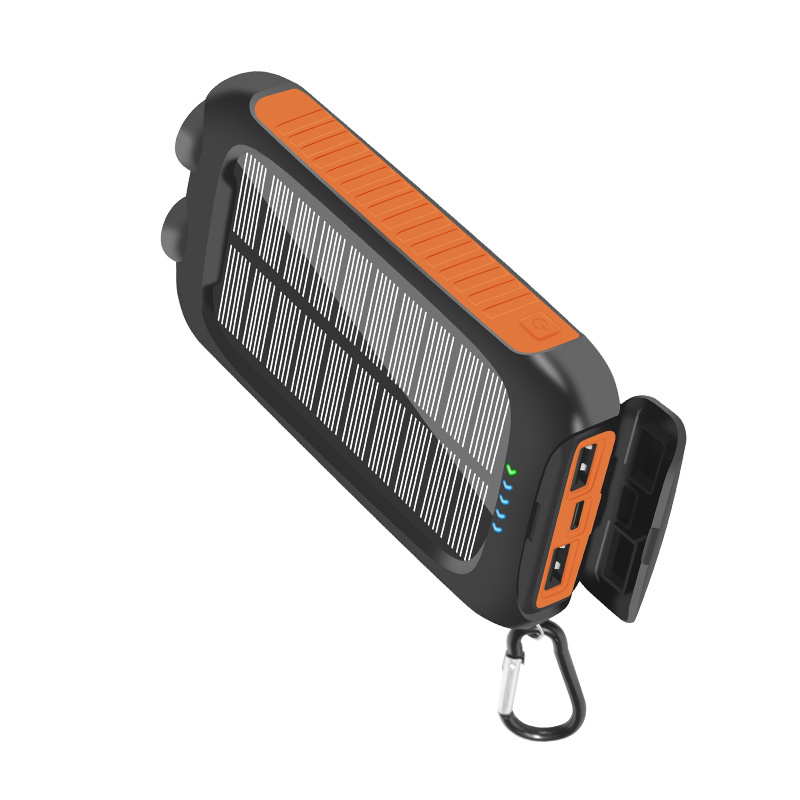 Portable Lighter Solar Power Bank Fast Charging 20000 mah solar power bank