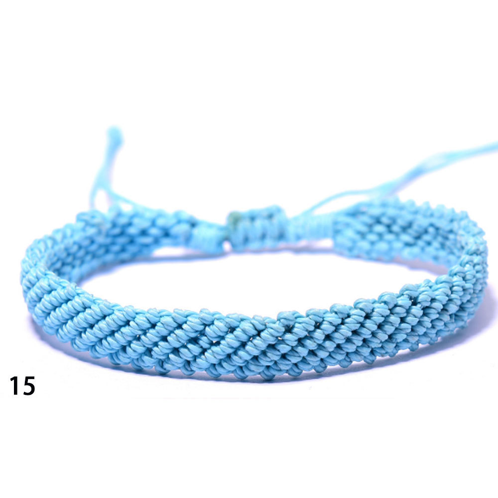 fashion bohemian braided rope cord braided friendship lucky gift boho adjustable bracelet for stylish men women