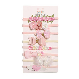 Baby Girl Headband Cute Baby Elastic Hair Band Newborn Head Flower Toddler Headband Headwear Kids Hair Jewelry Accessories