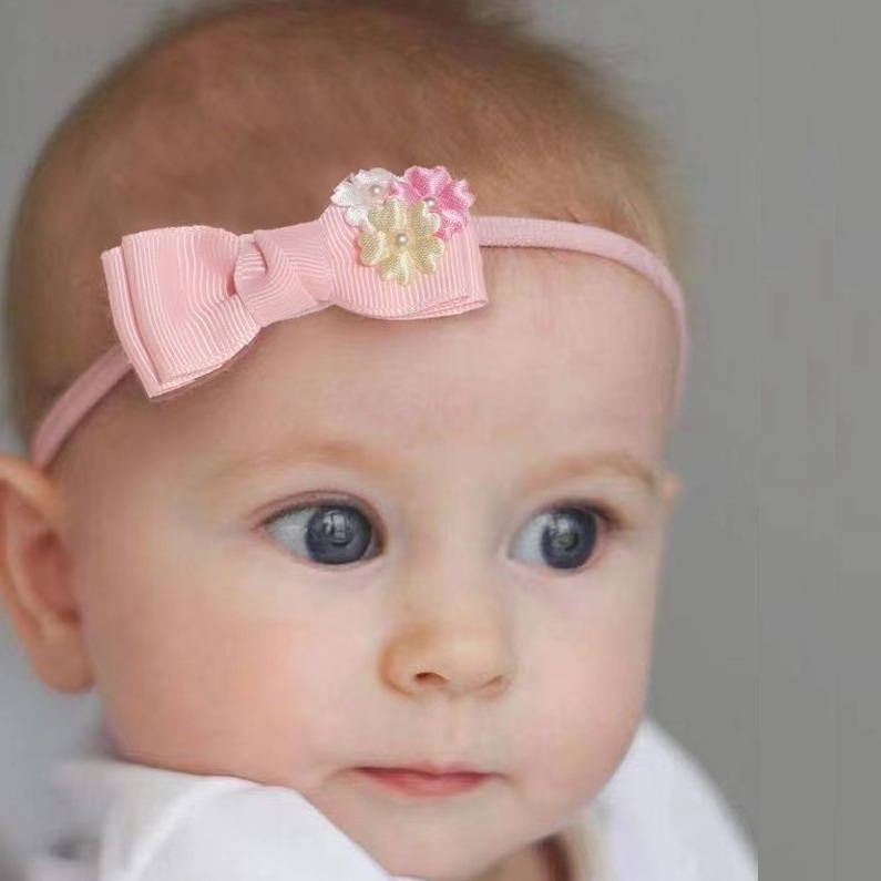 Baby Girl Headband Cute Baby Elastic Hair Band Newborn Head Flower Toddler Headband Headwear Kids Hair Jewelry Accessories