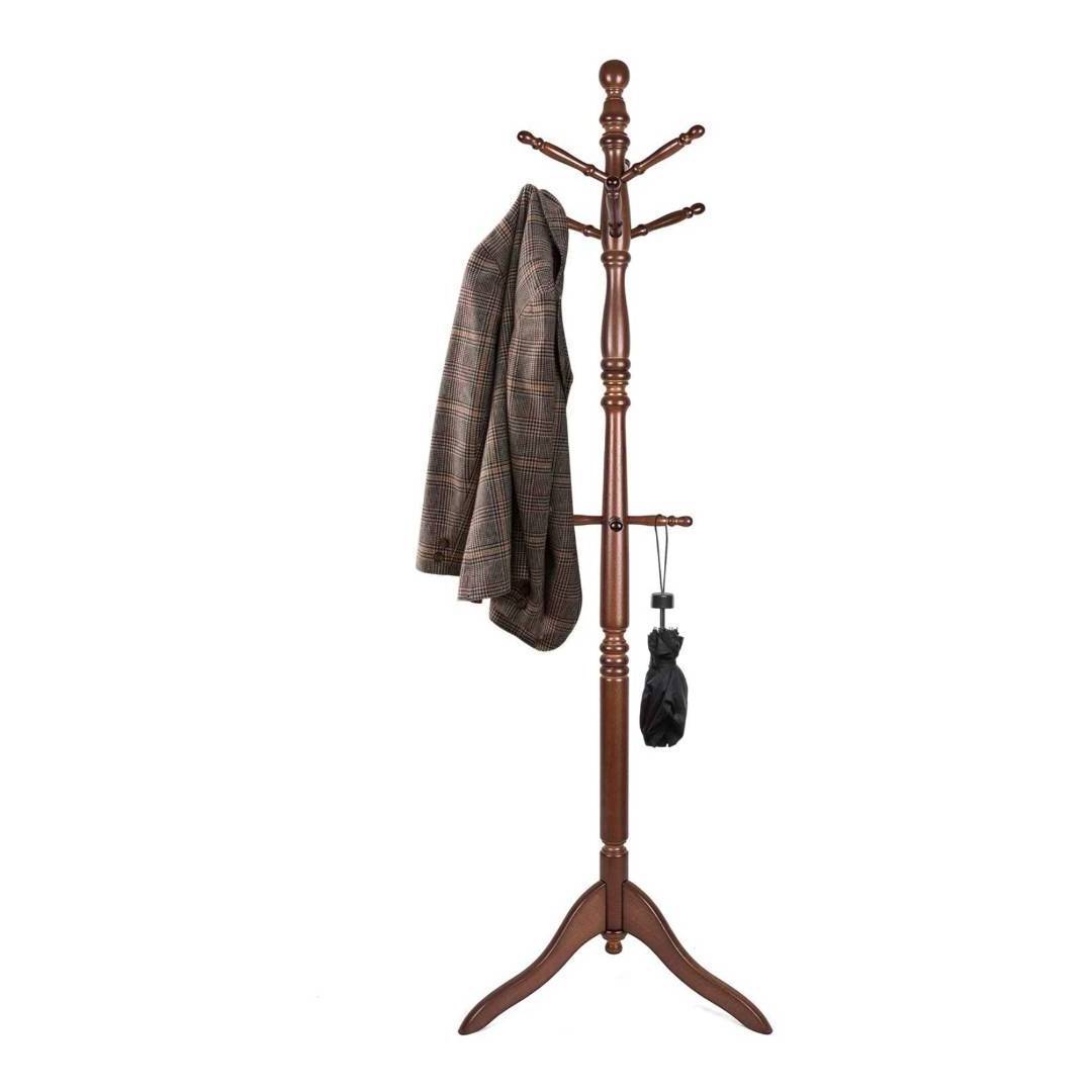 Free Standing  Tree Coat Hanger Holder Coat Hook Entryway Hall Tree