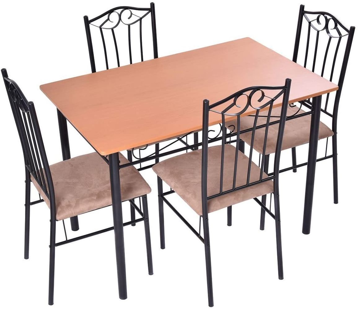 Dining Table Set 5 Piece Home Kitchen