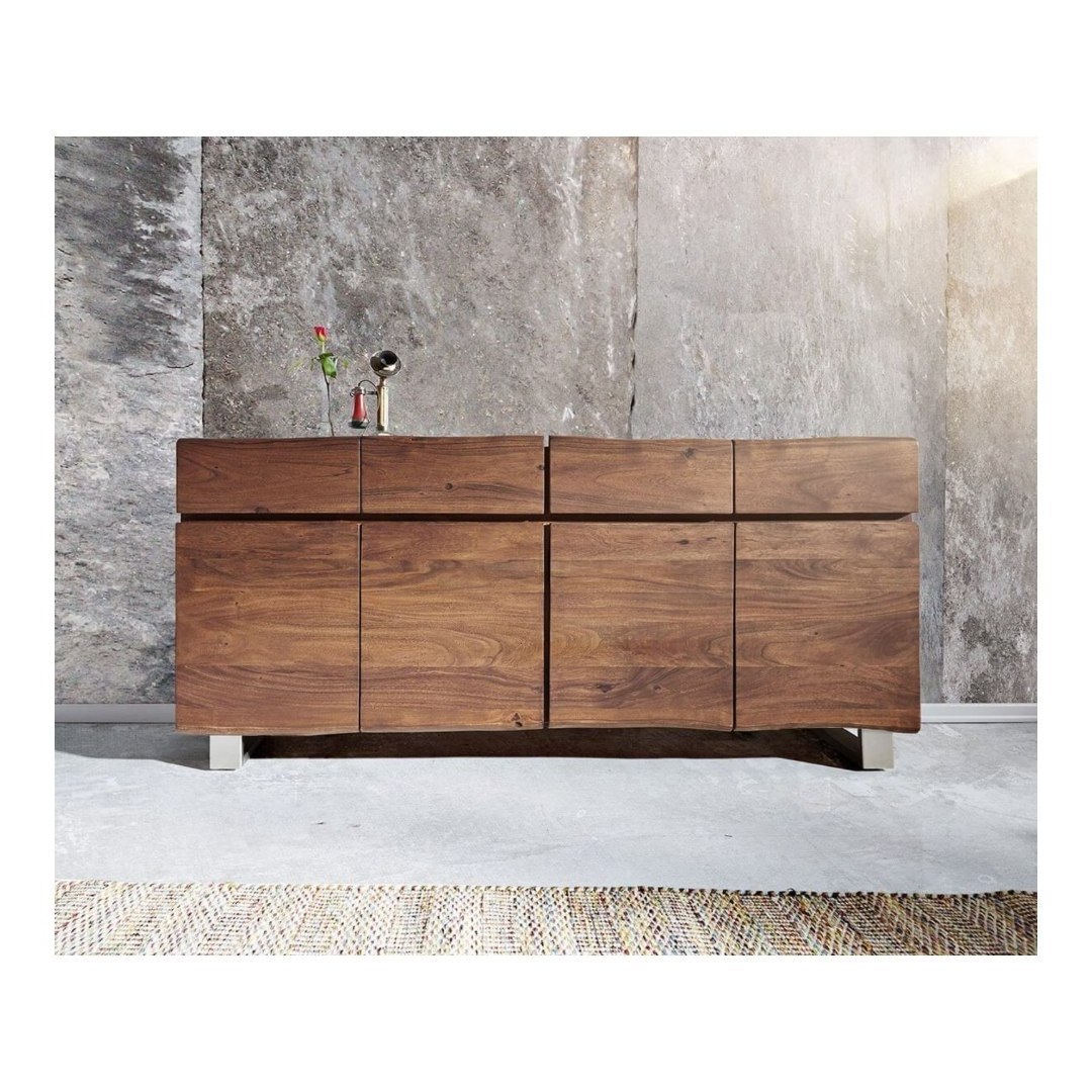 Solid Wooden Sideboard Cabinet Living Room Furniture Antique High Grade Chest Rectangle Customer Designs Acceptable Wood 20 Pcs