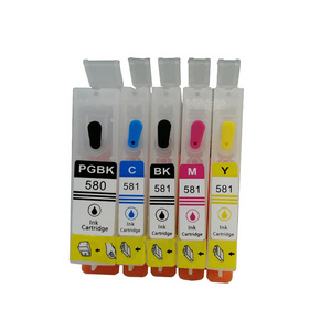 PGI 580/581Refillable ink cartridge for Canon TR7550/TR8550/TS6150/TS6151/TS6250/TS9550/TS9551C/TS705/TS6350 empty ink cartridge